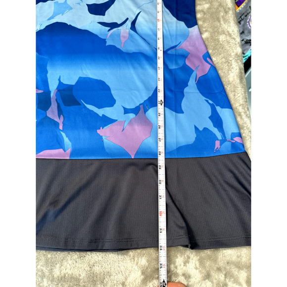 Callaway Golf Blue Sea Star Dress Opti-Dri Sun Protection Womens Size M NEW - Picture 6 of 9